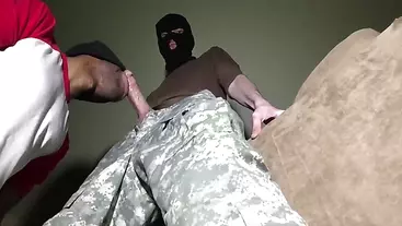 Military Throat Fuck