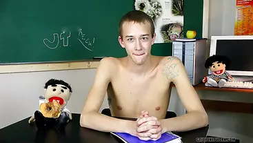 Slender Twink Pornstar Interviewing Jt Wreck