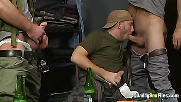 Cock Party In The Bunker - Mike Tanner, Justin Beal & Franco Scott