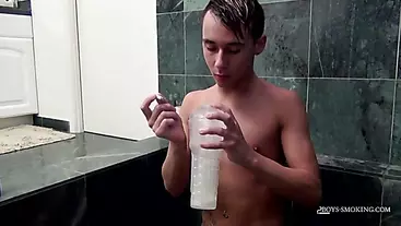 Jax Fleshlight Smoke  Stroke - Jax Fleshlight Smoke  Stroke