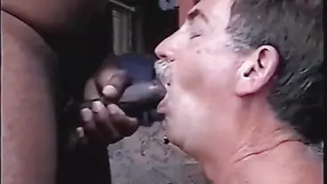 cocksucker4black taking my first black cock and cum