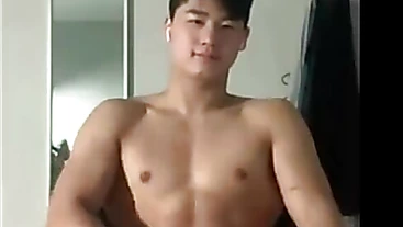 Handsome Korea hunk handsfree xhKjgE