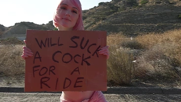 I would normally never do this. But she had a sign saying sucks cock for a ride