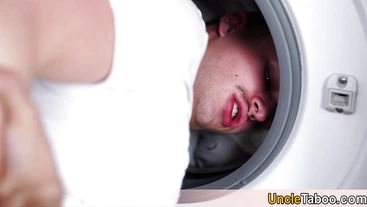 Stuck in the washing machine yeah I know its over used