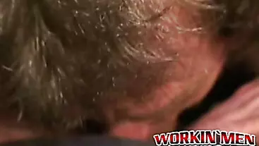 Grandpa and younger homo swallow each others cocks and jizz