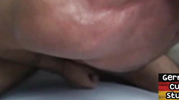 Amateur German jock with tattoos assfucked by top BF