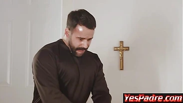 Teen Fingered and Fucked raw the his Priest