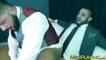 Rough ass pounding by detective Little Brako and hottie Leo La Rosa