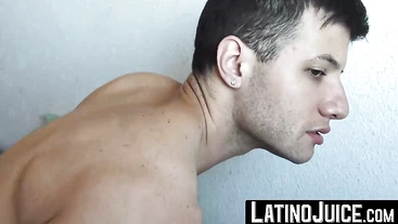 LatinoJuice.com - Mauri & Ayun - Handsome Ayun intensely slams his friend Mauris butthole until he cums