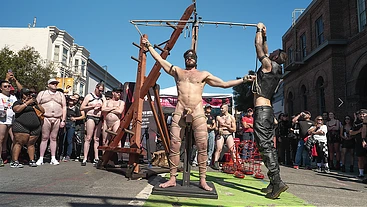 Jesus Christ! Kinky crowd thirst for extreme acts of BDSM!