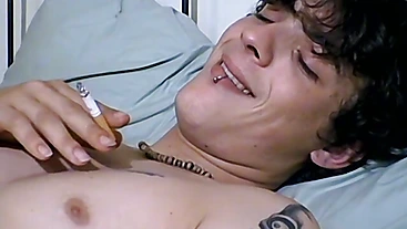 Chainsmokers Shane Allen and David Reed go wild in an intense cock sucking and ass fucking