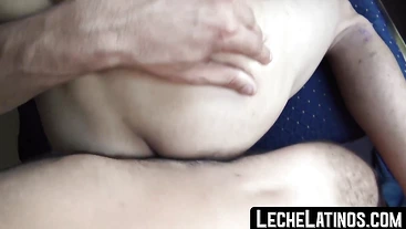 LecheLatinos.com - Young skinny Latino's raw POV fuck for money with a horny top