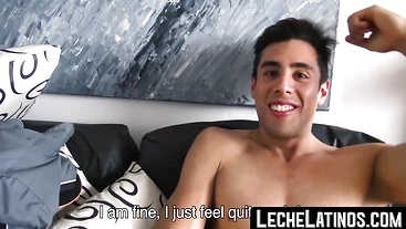 LecheLatinos.com - Straight Latino's raw drilling for money ends with his explosive orgasm