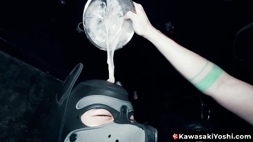 KawasakiYoshi.com - Masked subs and doms aFFo and Axel -Censored- enjoy a fist fucking session with Yoshi Kawasaki