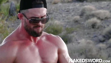 NAKEDSWORD Draven Navarro Banged By Ryan Rose In the Dessert