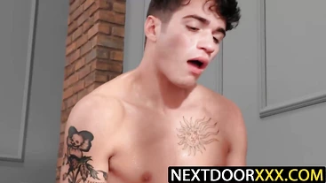 NextDoorXXX.com - Nico Coopa and Benji Hart take turns sucking