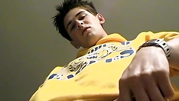 Twink Shane Allen Fingers His Ass While Stroking His Cock