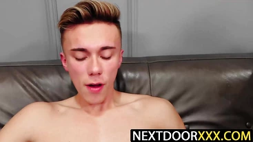 NextDoorXXX.com - Brandon Anderson and Elliot Finn's frat foursome fun