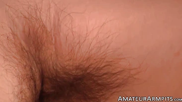 Hairy hottie Steve Straight serving us milky cum after stroking it hard