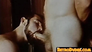 RetroDudes.com - Vintage bareback doggystyle pounding after hot blowjobs