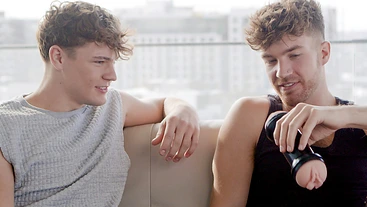 OMG! Two guys share the same fleshlight! One fucks the ass, the other the pussy!