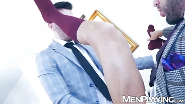 Hung detective Donato Reyes pounds Pol Princes ass hard