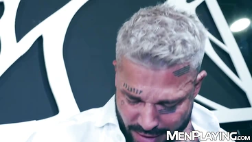 Bruno Max tastes and breeds hunk tattooed Danny Starr asshole