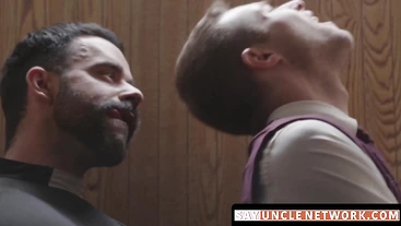SayUncleNetwork.com - Daddy priest raw fucks religious twink after confessional