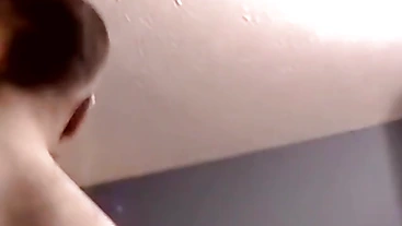Horny fat guy gets intense BJ in kinky interracial encounter
