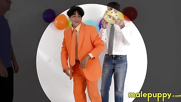 Cute Latino Julian Jaden is EMBARRASSED in front of his coach
