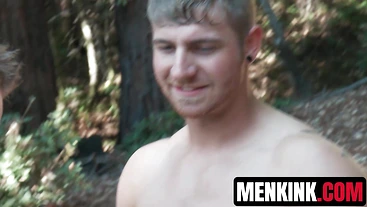 Submissive Logan Stevens gets HUMILIATED while sucking dicks and feet