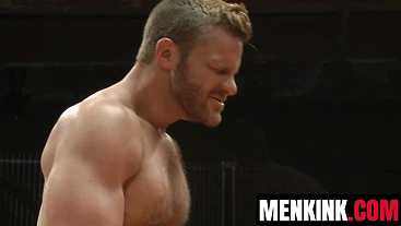 Alex Adams dominates Landon Conrad in oil soaked naked match
