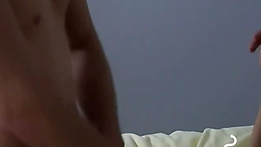 Intense smoke and stroke fun with enticing and playful dude