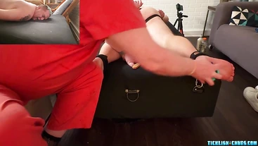 TicklishChubs: Serial tickler Captain Ryan makes daddy Matt cum with every tickles
