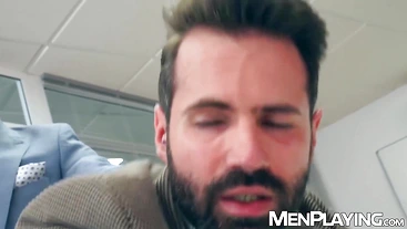Dani Robles secretly lusted for hot Thomas Thunder in the office