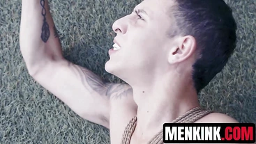 Xavier Zane gives fun tickles to Dez Irez before relentless barebacking