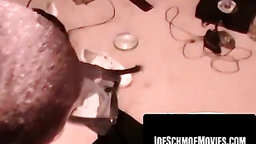 Kody milks bottom dudes cock until face glazed in cum