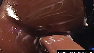Xavier Vitale takes hard fisting from twink Tim Tyler