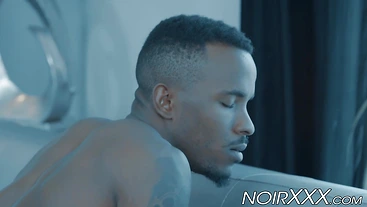 Hunky black guys Pheonix Fellington and Max Konnor ass fuck