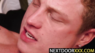NextDoorXXX.com - Logan Aarons devours Jayden Marcos' big dong