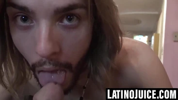 Sweet Latino turns gay after man on man sex