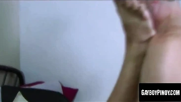 Adorable twink Vahn gets drilled in multiple positions on bed