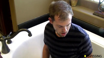 BoyPissing: Preston Ettinger feast on Dustin Fitch and his pals delicious dicks and hot piss
