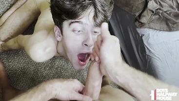 Twink Max Mabry s Teen Hole Fucked Face Covered In Cum