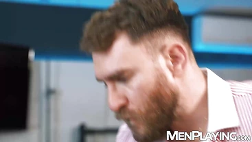 Charlie Cherry and Cristian Blanco indulging in their wild bareback sesh