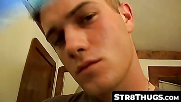 Str8Thugs.com - Straight thug's solo mighty hands cock pleasuring and cum blasting fest