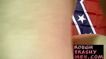 Straight Trailer Trash Boys bareback fuck for cash