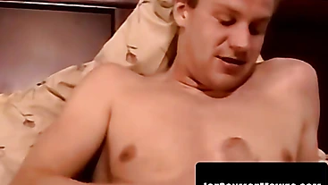 Young amateur strokes a big cock until it explodes in explosive cumshot satisfaction