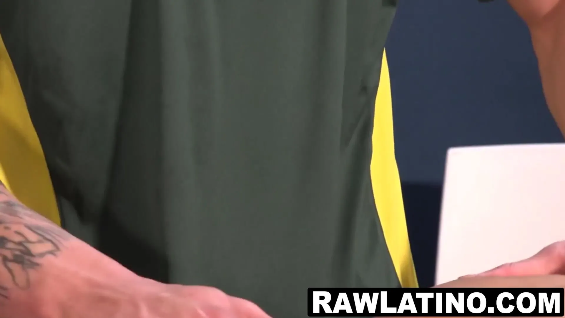 Jock Sly barebacks then dildo fucks Donnan and Luzio hard