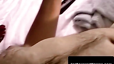 Amateur takes eager BJ before explosive facial finish